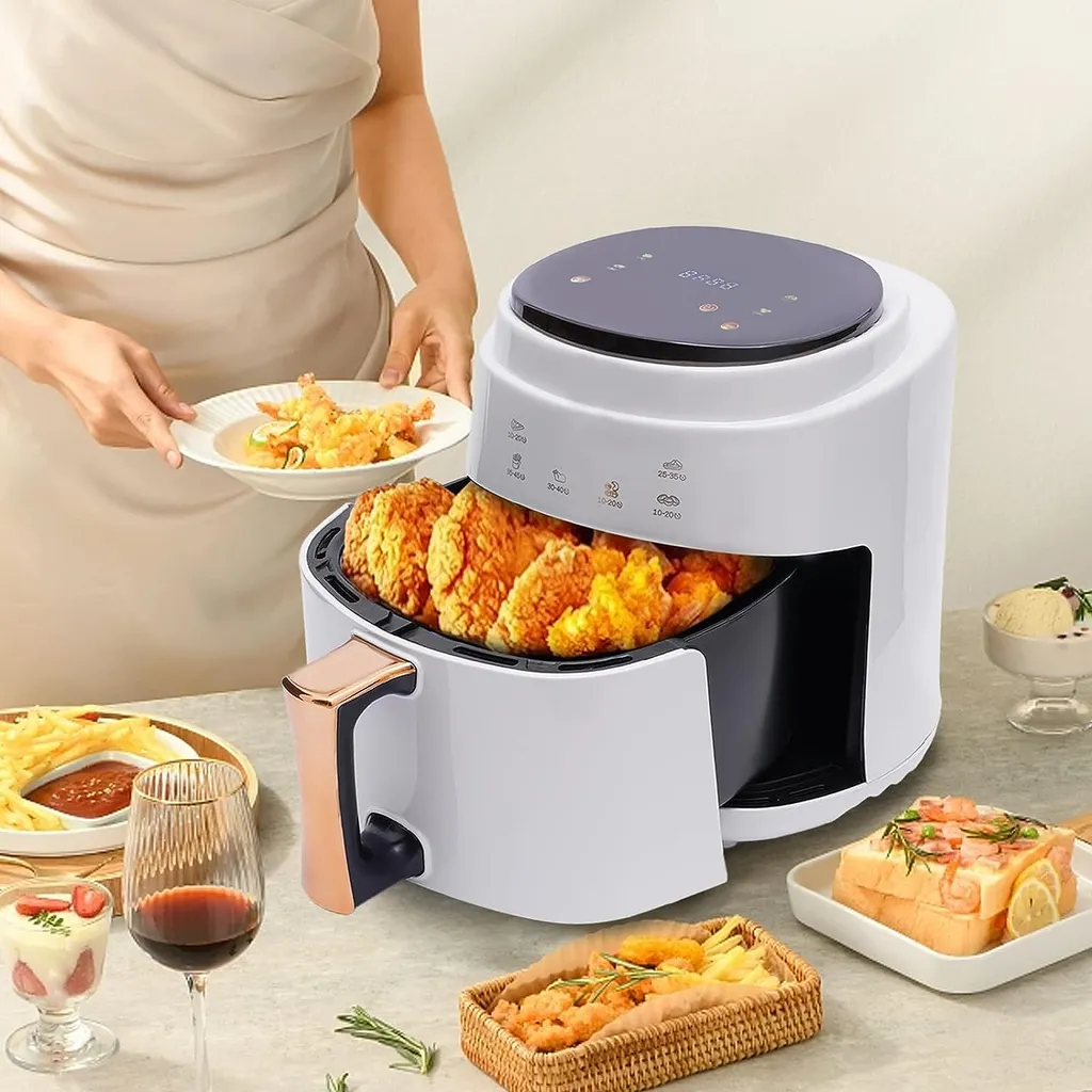 Friteuse à air chaud familiale 8L pour cuisine saine et rapide 1400W