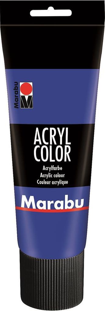 Marabu 12010025055, 225 ml, Blau, Satin, Tube, Wasserfest
