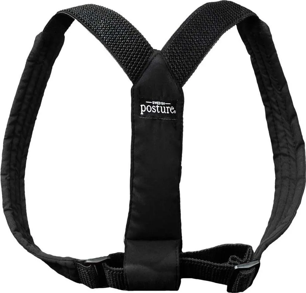 Swedish Posture Orthèse d'épaule classique M-L noire pour soutien actif