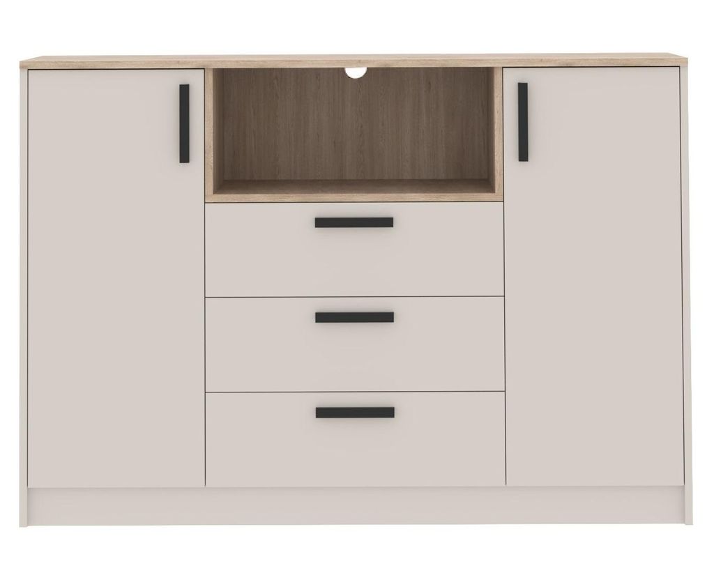 Kombikommode GRANT 17 Schubladenkommode mit zwei Schranktüren Wohnzimmer Flur