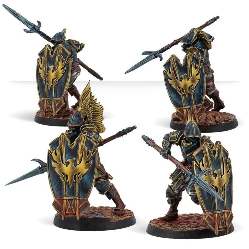 Remparts de l'Hégémonie Warcrow - Figurines de Choc en Plastique