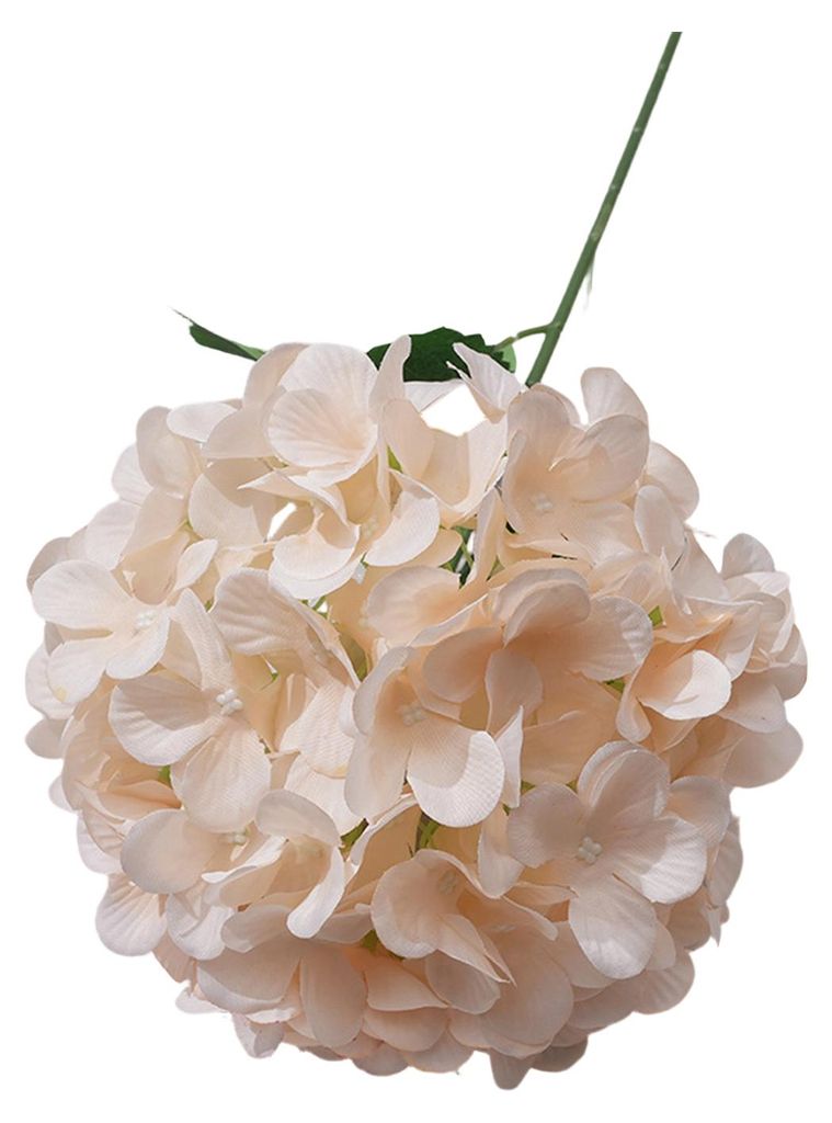 Künstliche Hortensienblüte mit realistischer Haptik, 70 cm (27,5 Zoll), voluminös, aus Seide gefertigt, ideal für DIY-Brautsträuße und als Ti...