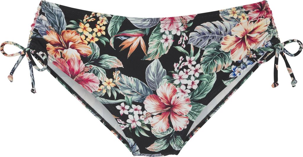 LASCANA Bikini-Hose schwarz bedruckt Größe 38