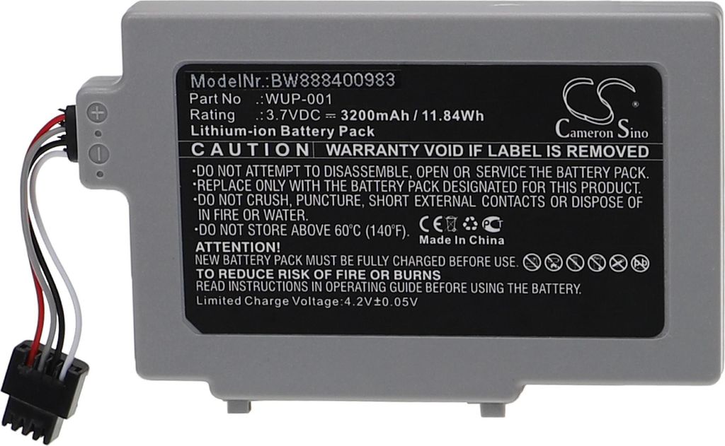 vhbw Akku kompatibel mit Nintendo Wii U GamePad WUP-001 Produktbild 