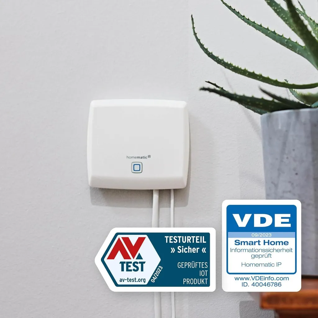 Homematic IP HMIP-HAP Point d'Accès Centrale Smart Home Domotique Blanche - 34