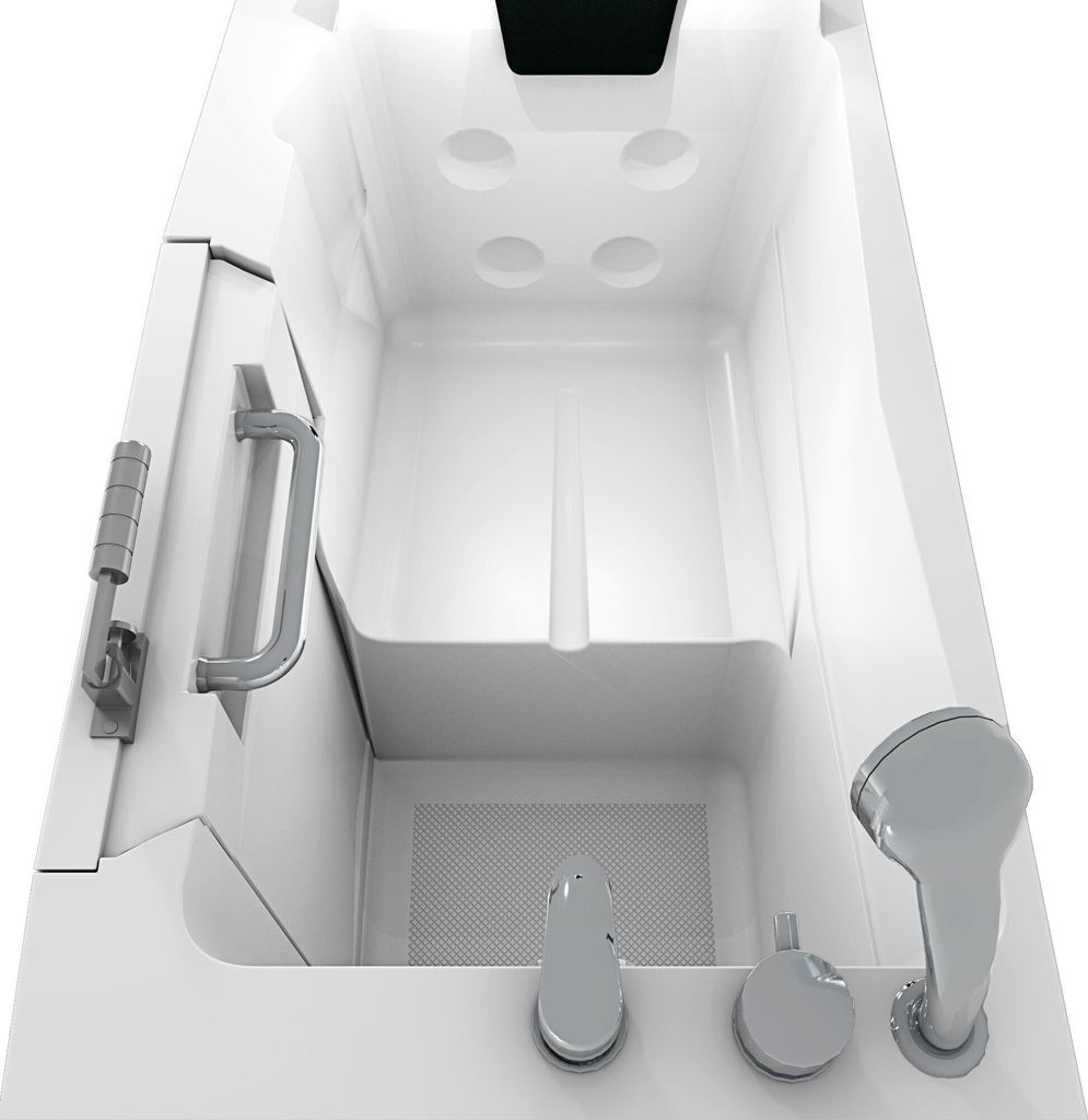 Sitzbadewanne Senioren Wanne Sitzwanne mit Tür S08-C-L Produktbild 9