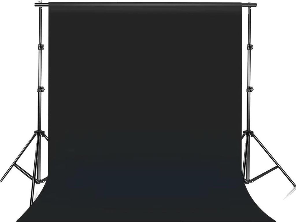 Fotografie Hintergrundständer Set, verstellbares Unterstützungssystem, leichtes Design, Reguläres Schwarz, 2000X2000