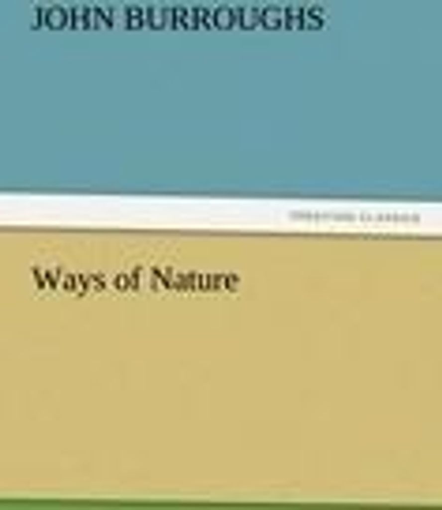 Ways of Nature