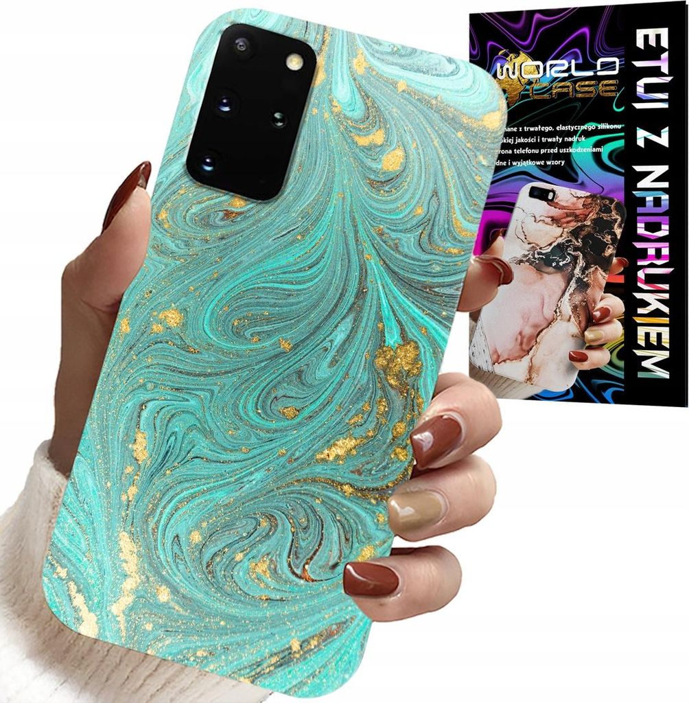 Hülle Für Samsung Galaxy S20 Plus - Marmorierte Muster + Hydrogel-Folie