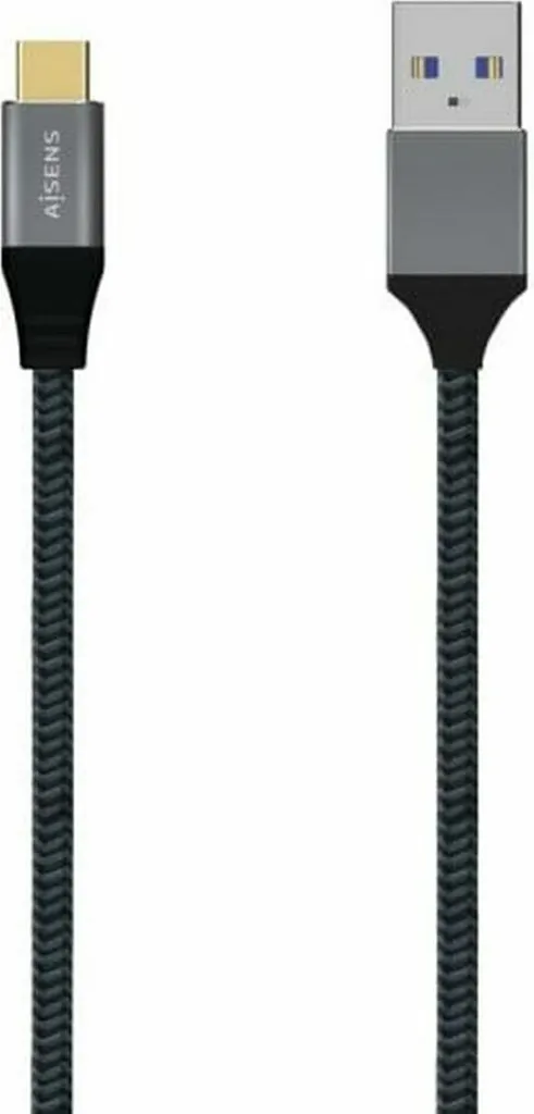 Cavo da USB A a USB-C Aisens A107-0633 Grigio 2 m