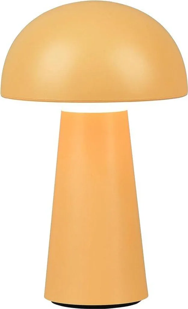 Luminaire de bureau LED jaune avec intensité réglable au toucher