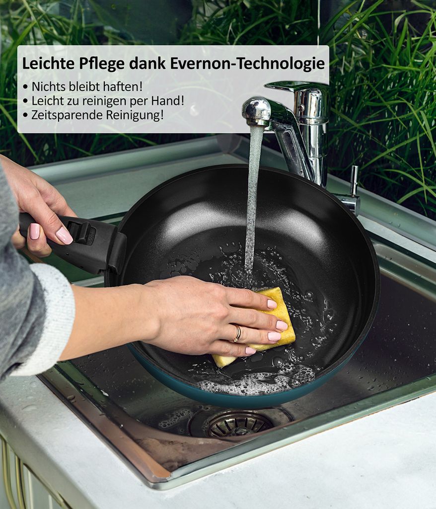 Kelton Pfannenset Töpfe Set 3 in 1 mit Deckel und Produktbild 5