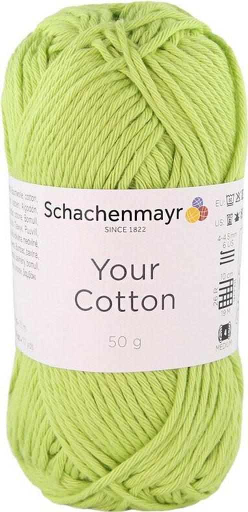 Schachenmayr Your Baumwolle 00071 Anise Strickgarn Produktbild 