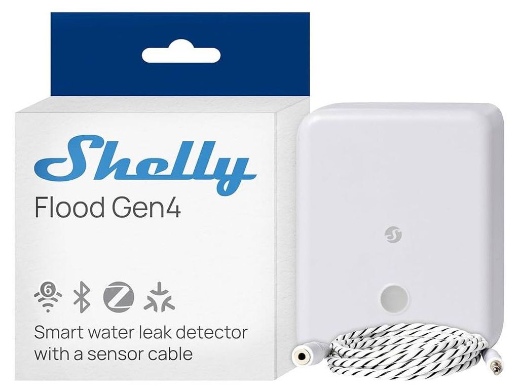 Shelly · Plug & Play · Flood Gen4 · Perdita d'acqua Immagine del prodotto 
