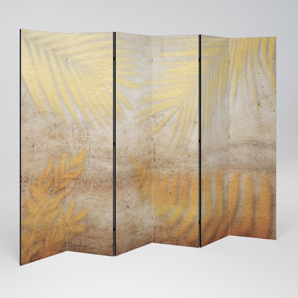 SpaceRebels Paravent Raumteiler - 6-teilig Raumtrenner, Druck 1-Seite - Raumtrenner - Trennwand Wohnung - Room Divider - Spanische Wand Deko Modern...
