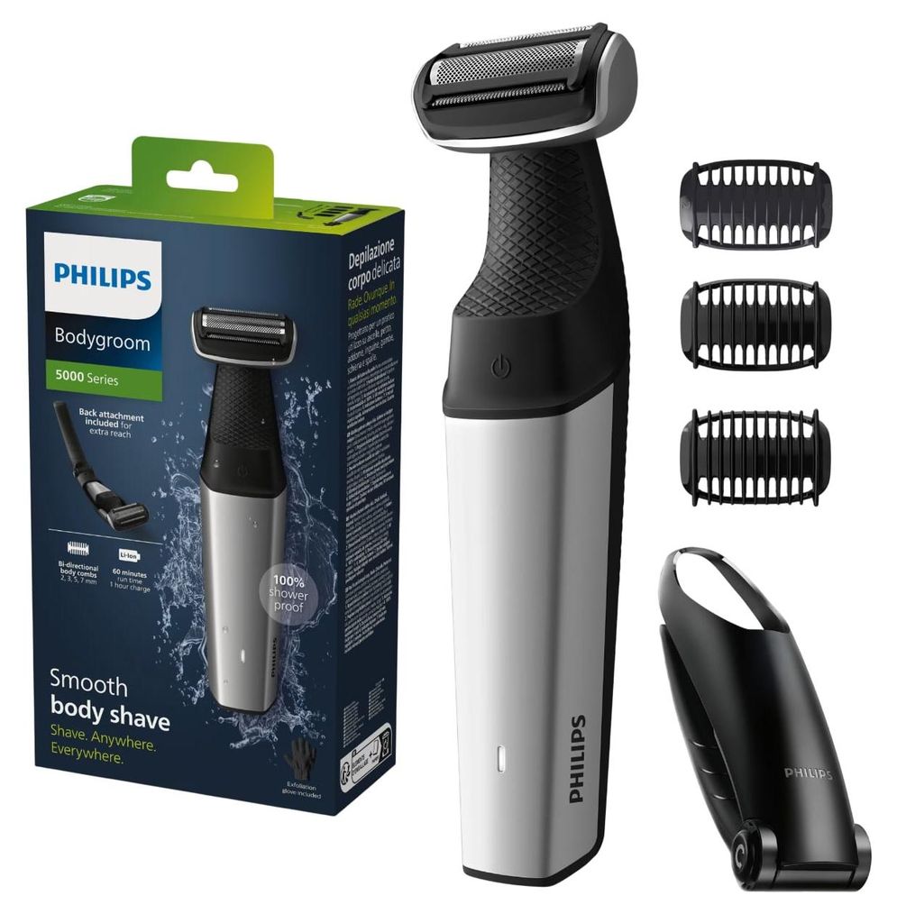 Philips Bodygroomer BG5021 15 argento nero (BG5021/15) Immagine del prodotto 