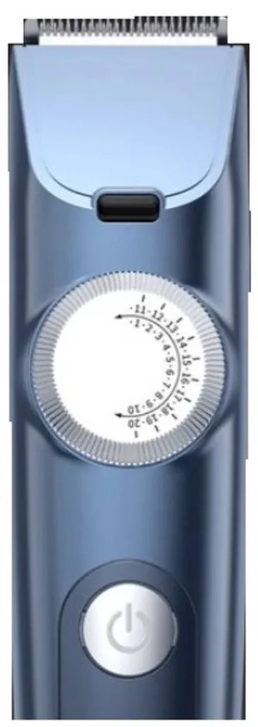 Tondeuse professionnelle étanche noire avec lames acier et batterie 2000mAh