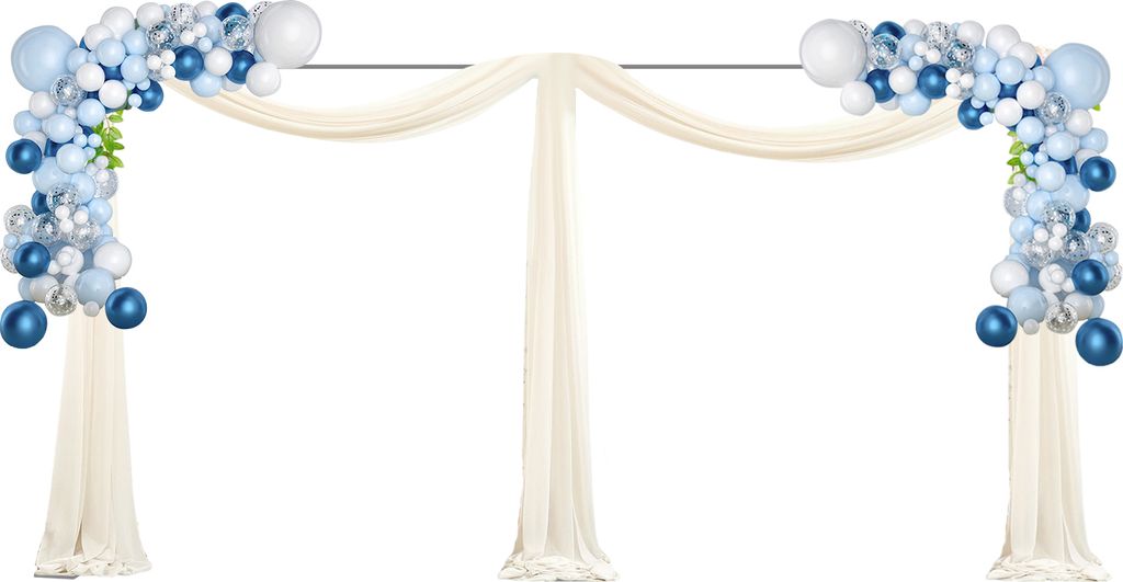 Svatební pozadí Stand Tube Kit Curtain Frame Deco Bow Tube Obrázek produktu 