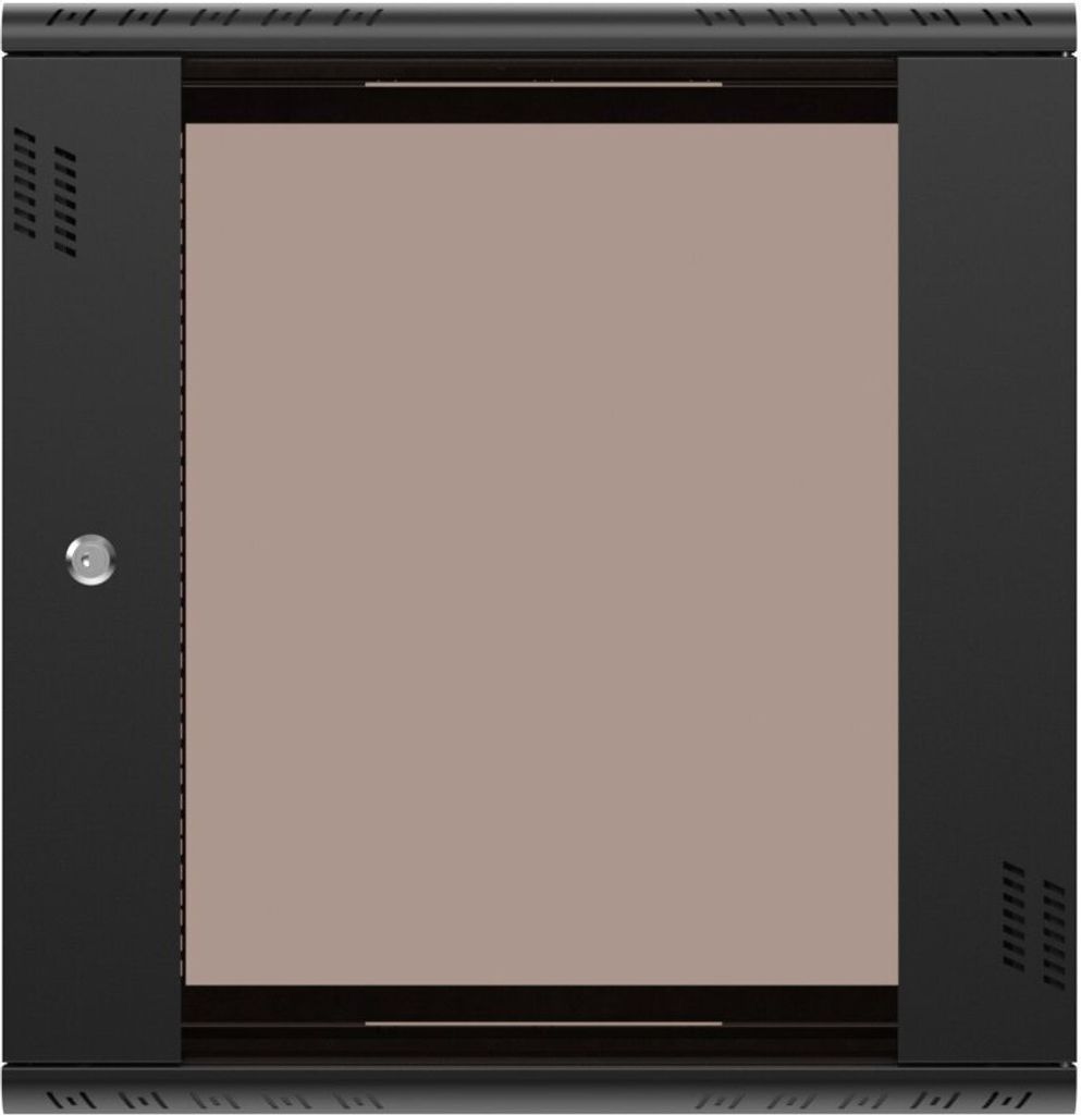 Extralink Premium 12U 600x600 Schwarzes Rack, werkzeuglose Installation, Wandmontage