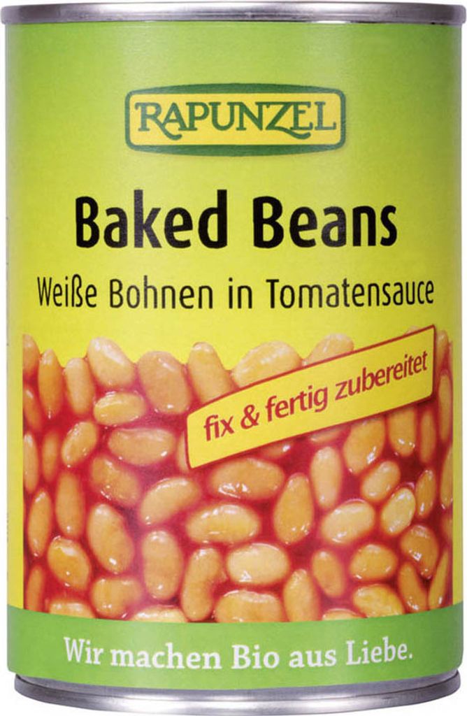 Rapunzel - Baked Beans, Haricots blancs à la sauce tomate - Image du produit 