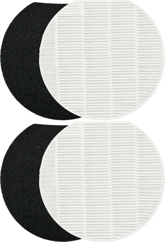2er Haustierpflegemaschine-Luftfilter Set (2*HEPA Filter/2*Sponge)