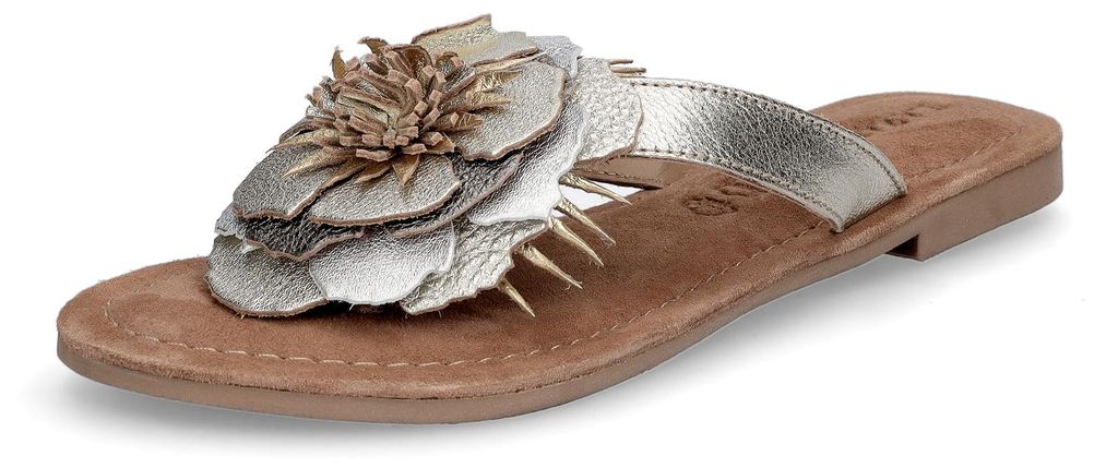 Lazamani Damen Pantolette Hilde gold Produktbild 