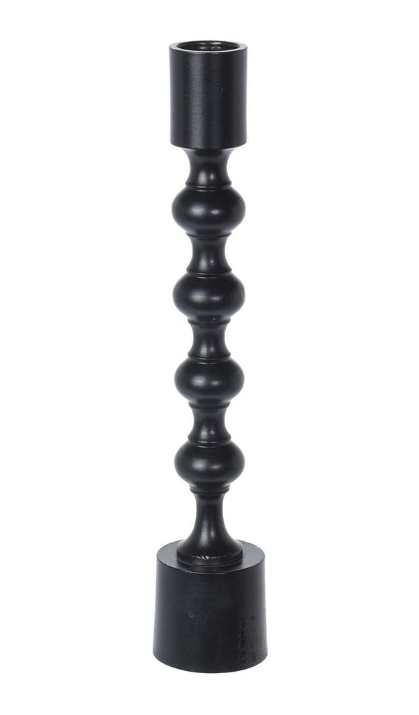 Candela, nero, alluminio, 23 cm Immagine del prodotto 