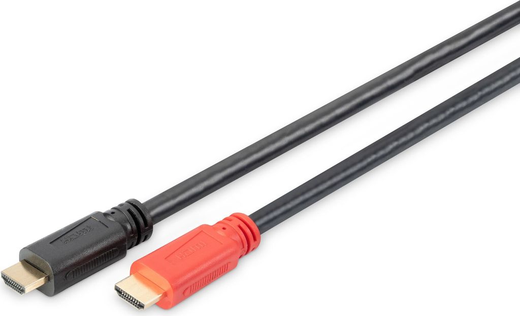 DIGITUS HDMI Anschlusskabel Ethernet,Verstärker,20m,schwarz
