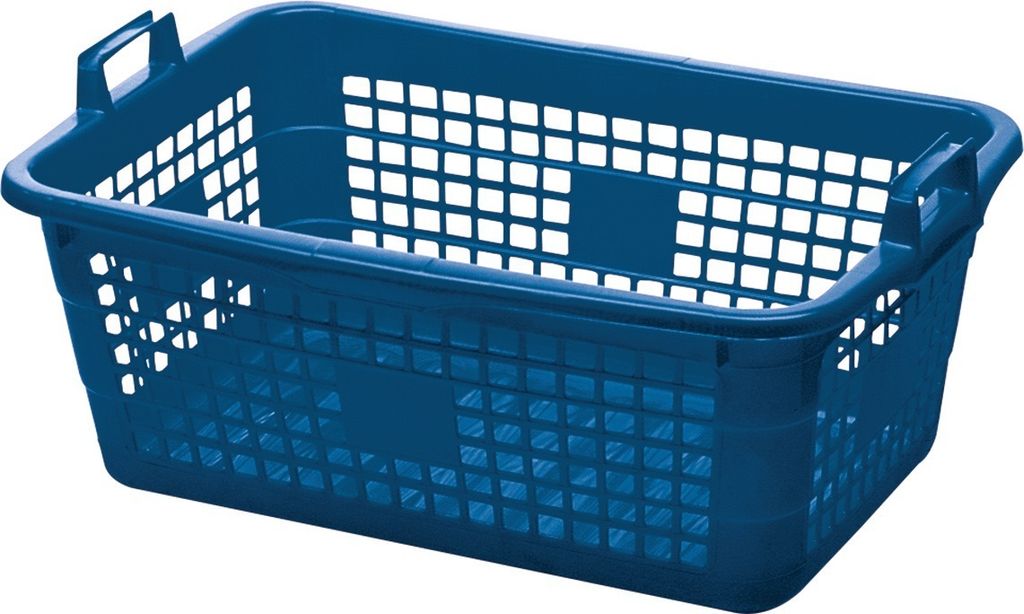 Lockweiler Panier de transport polyéthylène bleu 45l Image du produit 