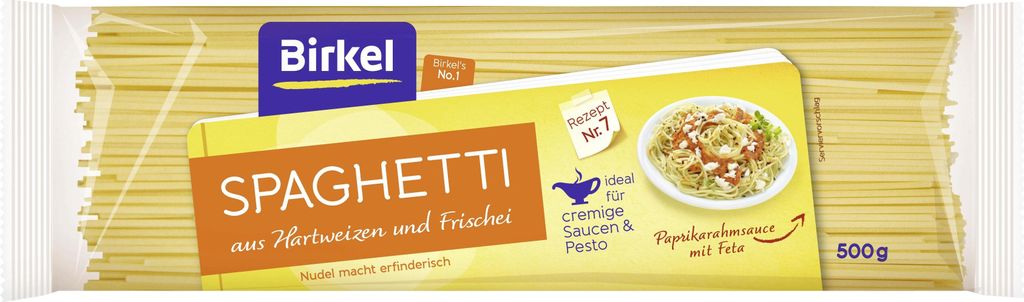 Birkel Teigwaren Nr. 1 Spaghetti 500g Produktbild 