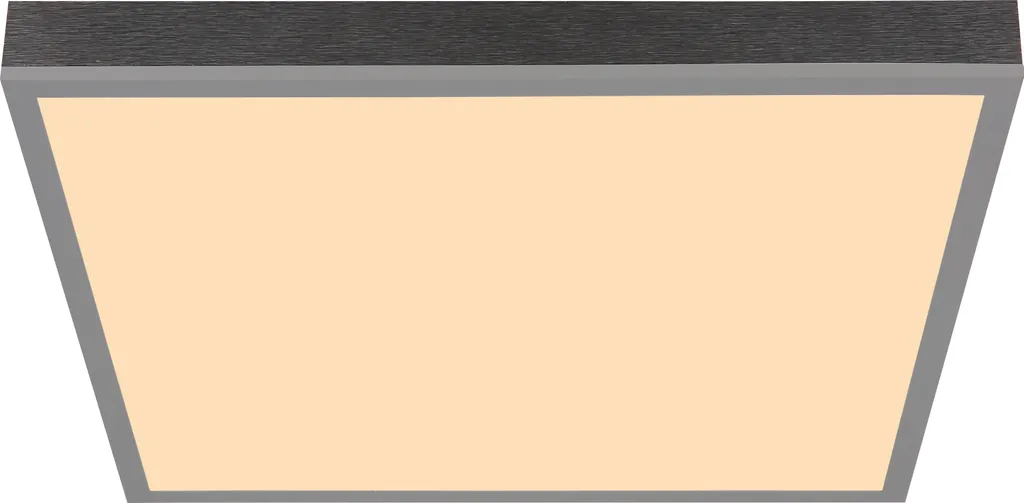 Plafonnier LED 45 cm gris opale avec diffuseur anti-éblouissement