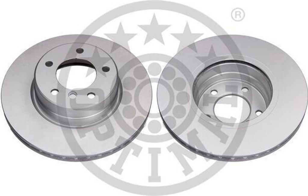 2x OPTIMAL Bremsscheibe BS-7566HC vorne für BMW 5 Limousine (E60) 77mm 310mm