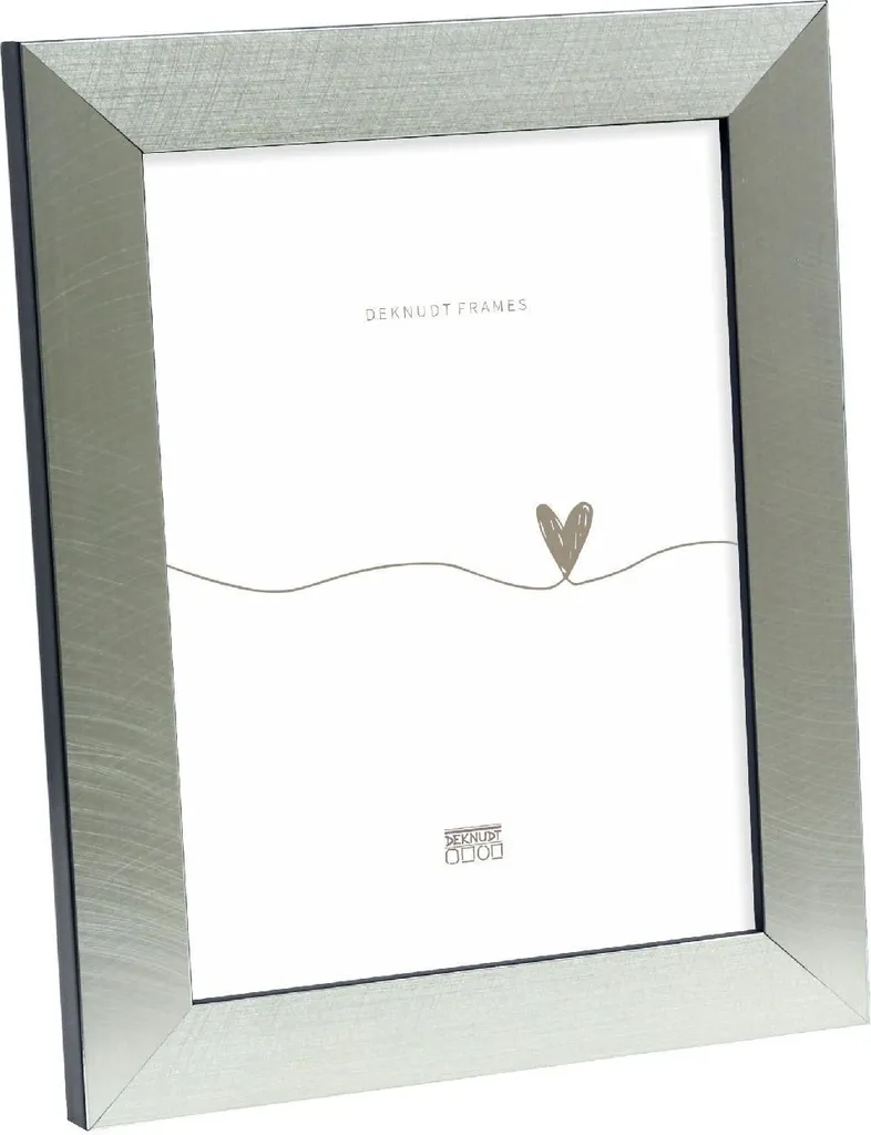 Deknudt S47BE2 Cornice 24x30 cm Argento/Nero - Qualità per Foto