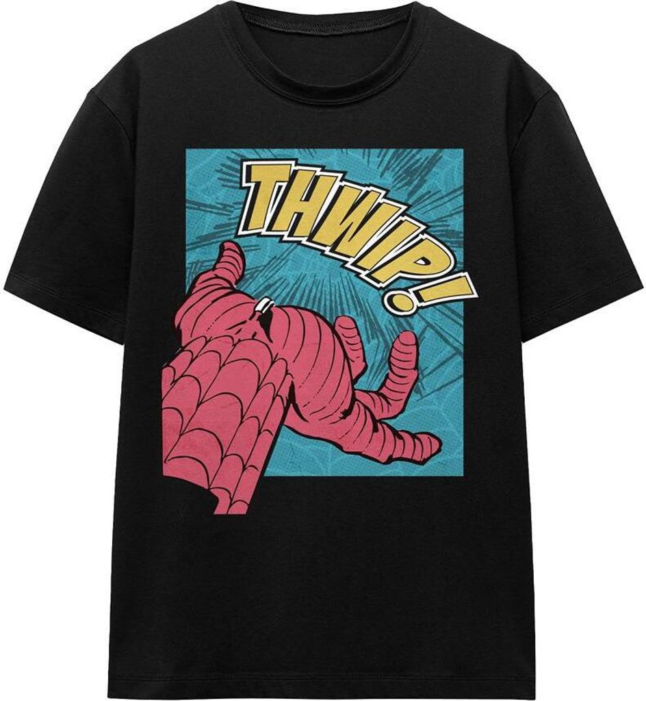 Spider-Man - "Thwip" T-Shirt für Herren/Damen Uni TV17244 (XL) (Schwarz)