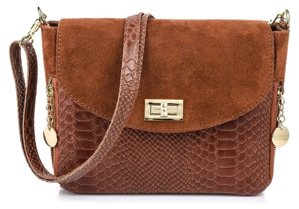 Sac en cuir cognac résistant Vera Pelle krat96koniak pour tout ranger