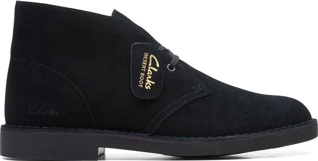 Clarks Desert Boot Evo Black Suede - Herrenschuhe - 26166779