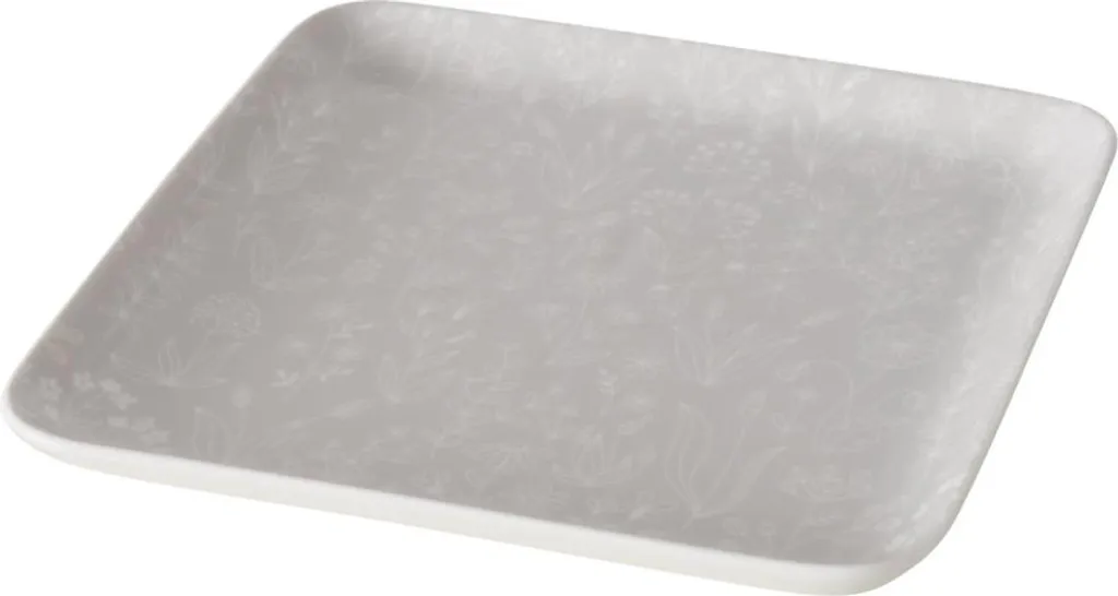 Piatto Sanela Bloomingville 22cm - Design Quadrato Moderno in Ceramica