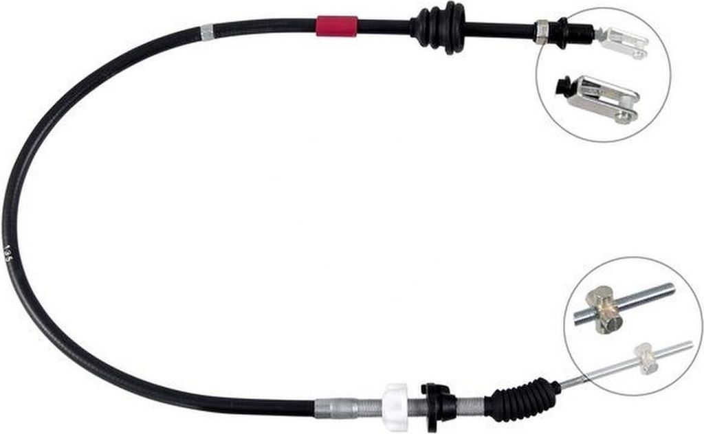 Seilzug Kupplungsbetätigung 967 mm A.B.S. für u.a. CITROËN C1