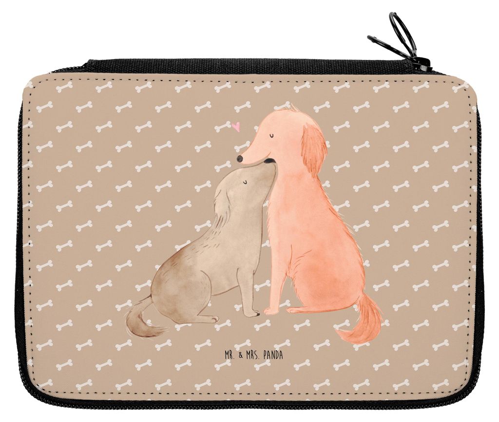 Mr. & Mrs. Panda Bleistiftetui Hunde Liebe - Hundeglück - Geschenk, Herz, Schreibmappe, Sprüche, Verliebt, Kuscheln, Mäppchen, Schuletui, Hund, ...