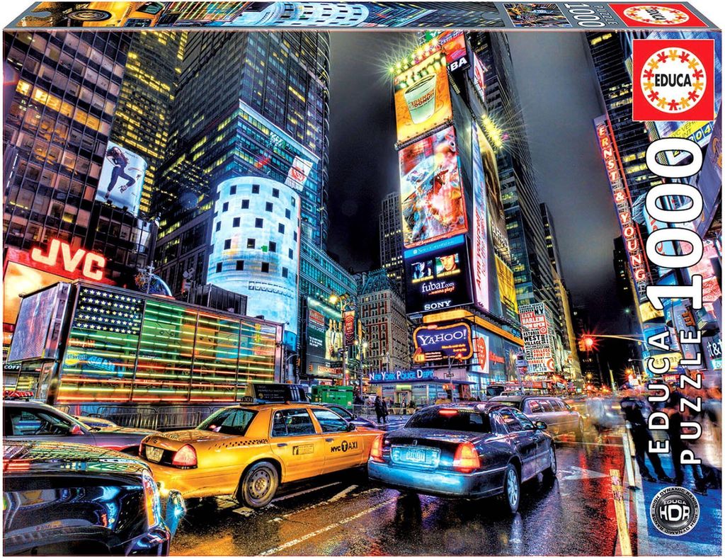Educa Puzzle 9215525 - Times Square - 1000 Teile Puzzle