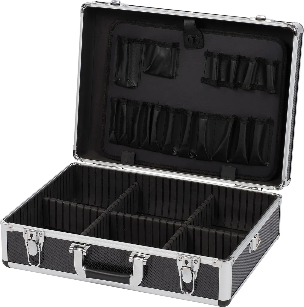 Mallette de rangement outils vide modulable avec bandoulière de transport