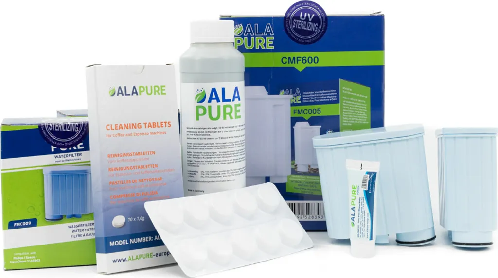 Entretien machine à café Saeco : kit Alapure compatible pack CA6707