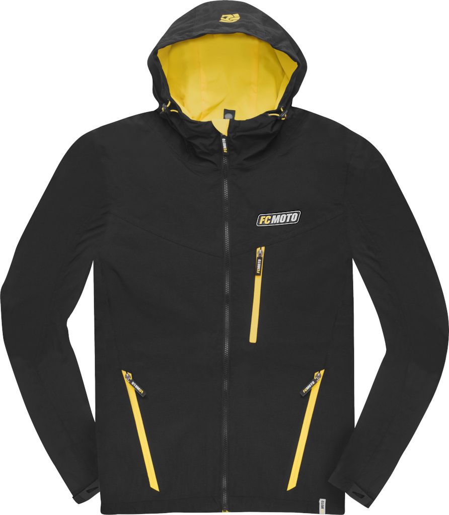 FC-Moto Crew-J Jacke, schwarz/gelb, XL
