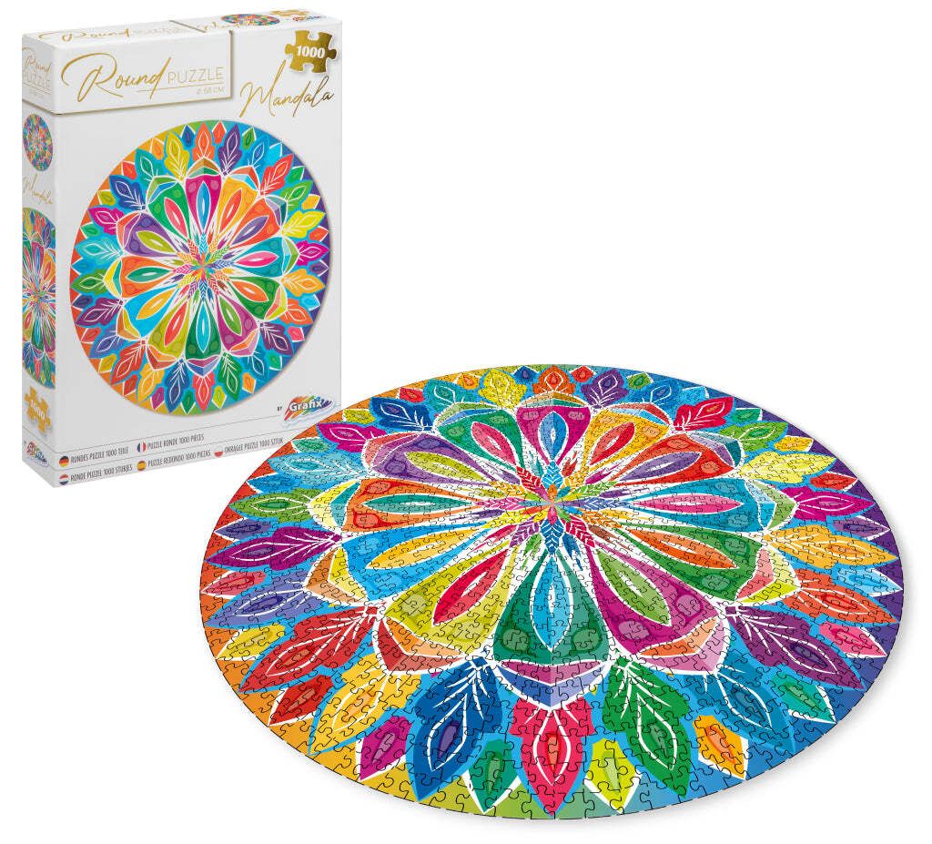 Grafix Grafix Mandala Rundpuzzle 1000 Teile für Erwachsene Produktbild 