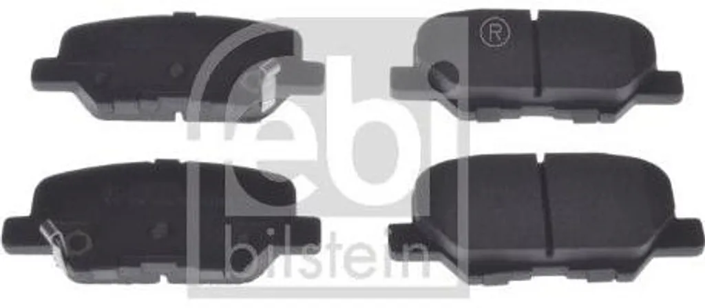 Jeu de plaquettes de frein FEBI 116317 pour C4 et ASX - OE 1609899680