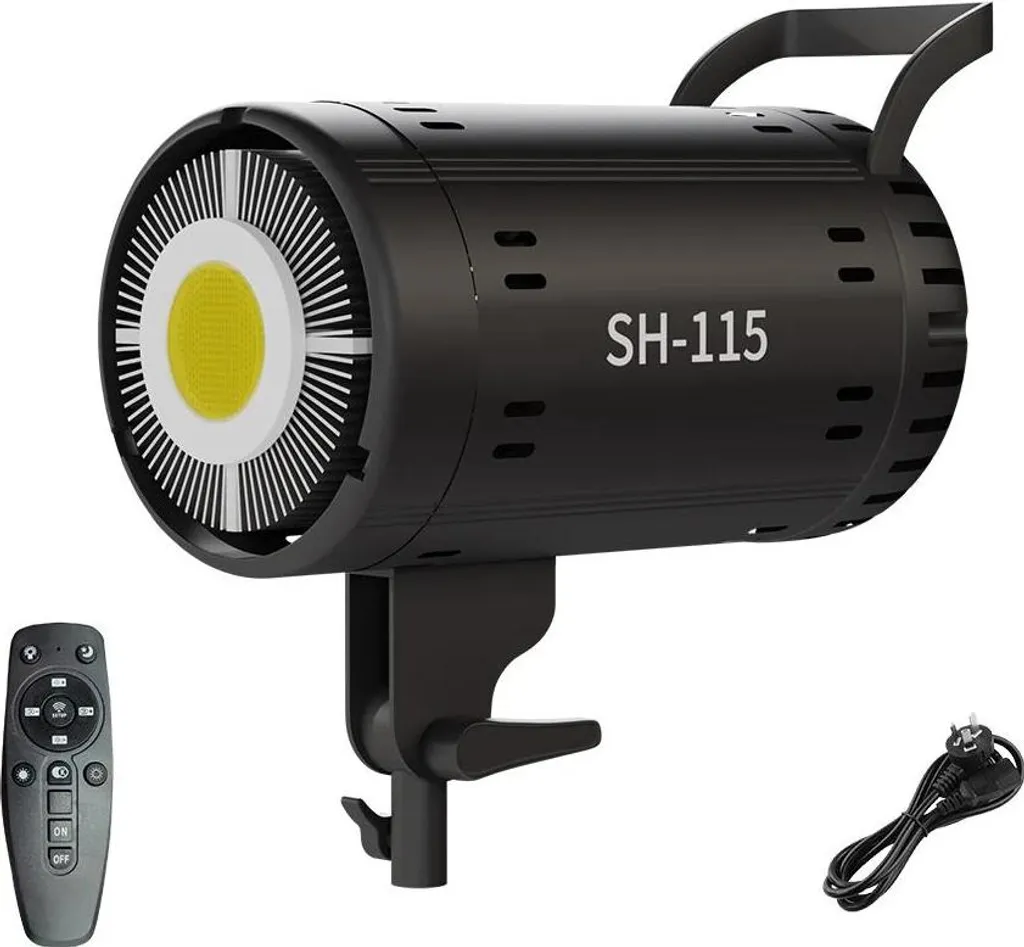 Lumière photographique 115W réglable avec alimentation AC/DC polyvalente