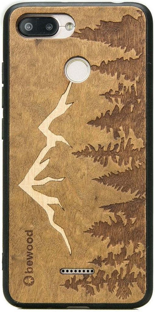 Holzhülle Bewood für Xiaomi Redmi 6 / 6A Imbuia-Gebirge