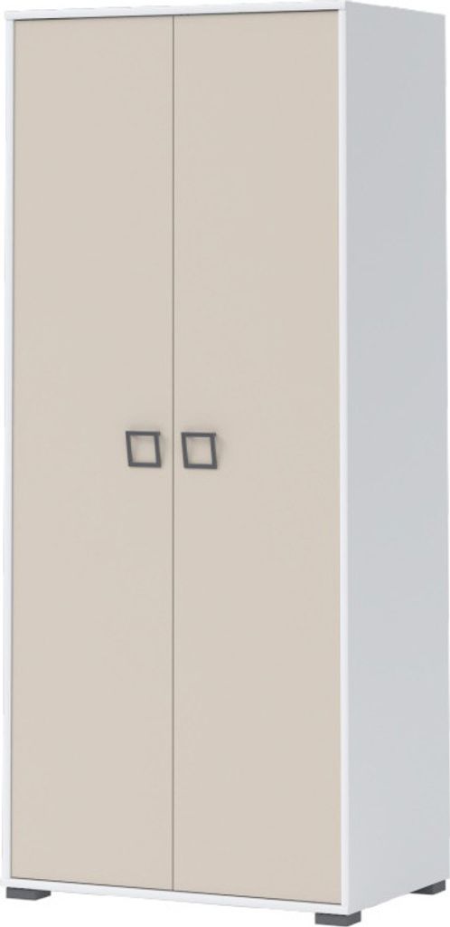 Kinderkleiderschrank Weiß 198x84x56 cm