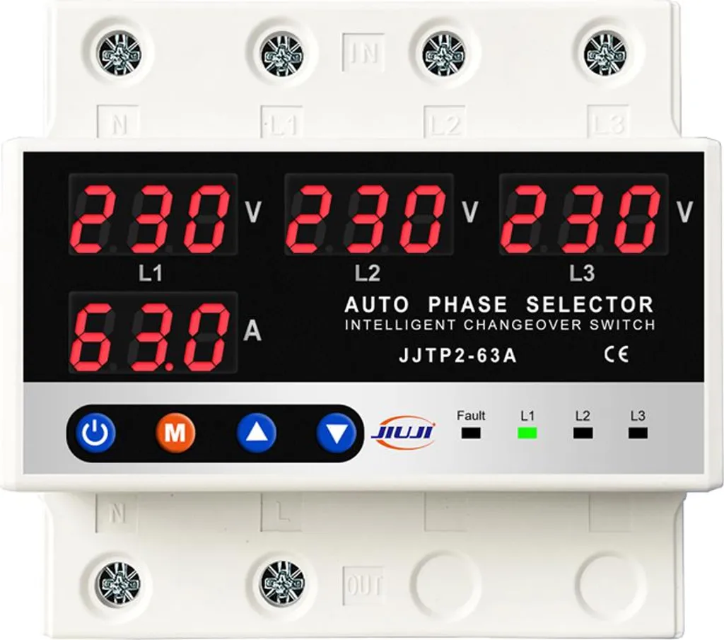 Dispositif de Protection 3P avec Commutation de Phase Automatique LED - 2