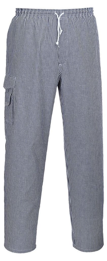 Portwest Herren Kochhose kariert 100% Baumwolle Gr. XXL Produktbild 